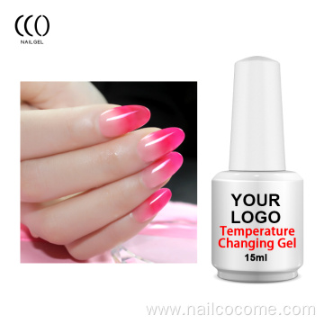 CCO Hot Sale OEM temperature change UV nail gel polish bulk